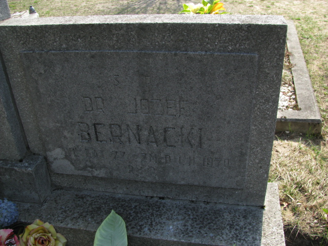 Józef Bernacki Żarki - Grobonet - Wyszukiwarka osób pochowanych
