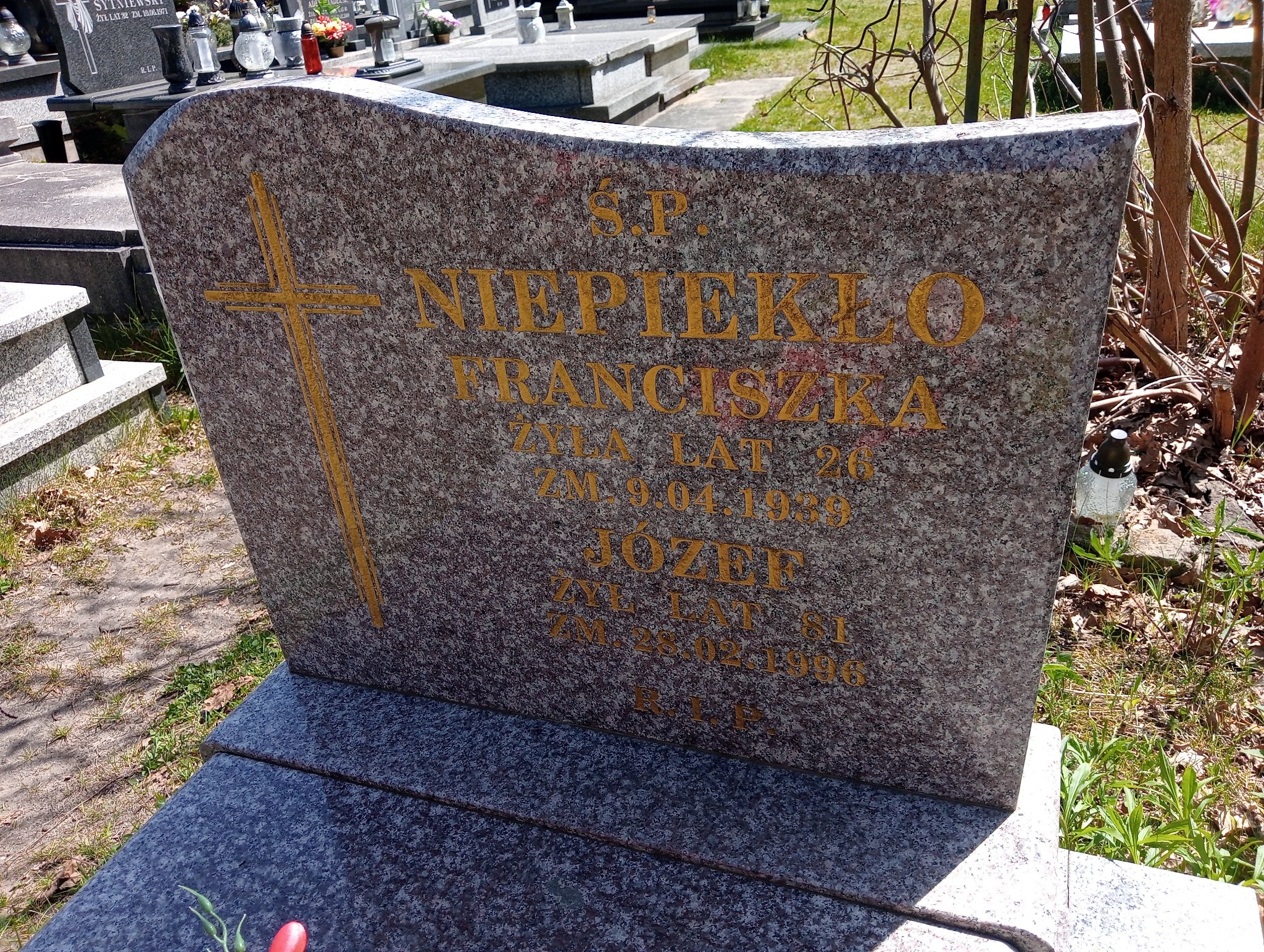 Franciszka Niepiekło Żarki - Grobonet - Wyszukiwarka osób pochowanych