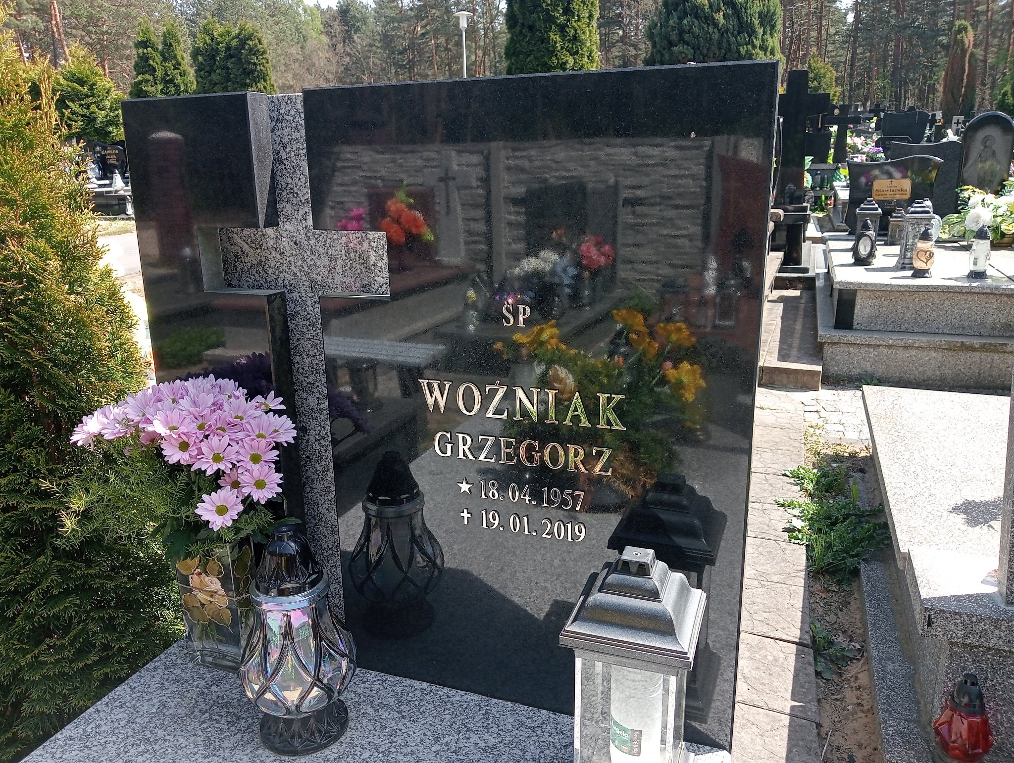 Grzegorz Woźniak 1957 Żarki - Grobonet - Wyszukiwarka osób pochowanych